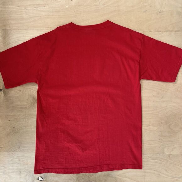 Vintage Chicago Bulls Shirt XL Red 1996 NBA Finals Champs Miro Michael Jordan - Picture 6 of 7